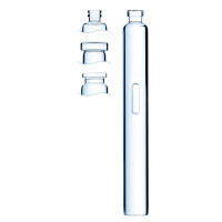 Single clear glass SCHOTT Cartridge Double Chamber pharmaceutical cartridge with three alternative openings