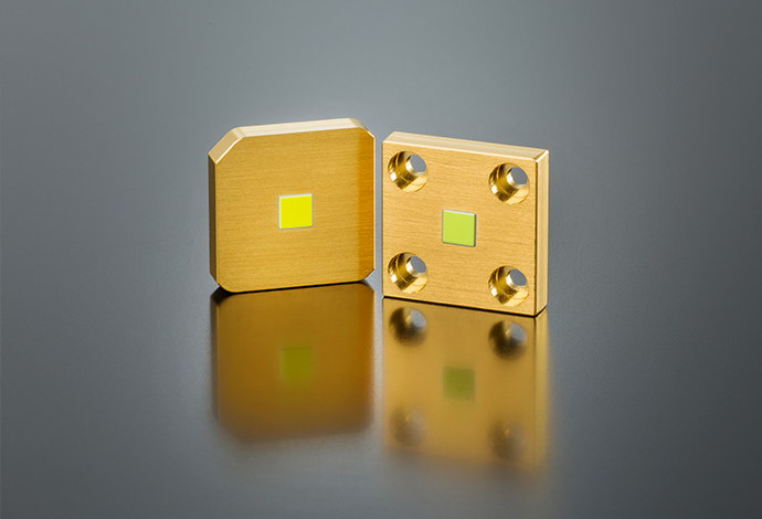 Two Static Ceramic Laser Phosphor Converters by SCHOTT