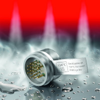 SCHOTT Autoclavable Connector in a steam sterilization environment