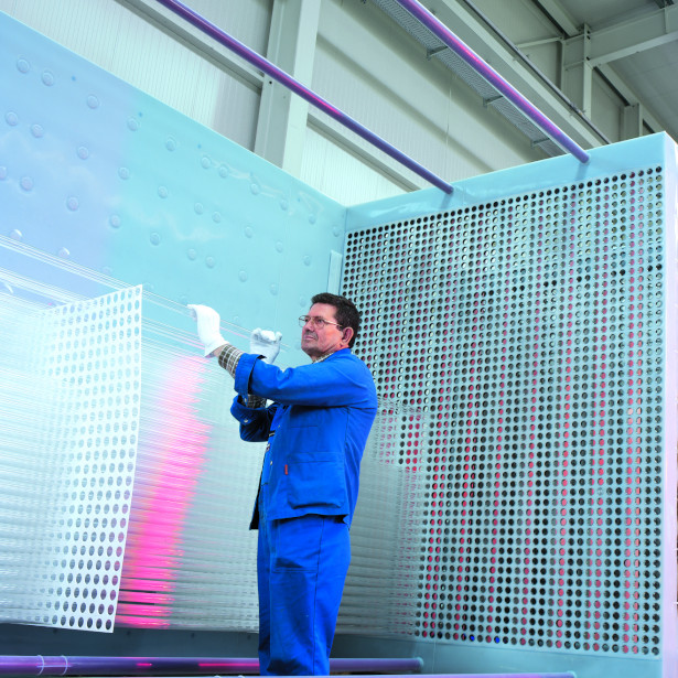 DURAN® borosilicate glass tubing used in industrial heat exchangers and condensers