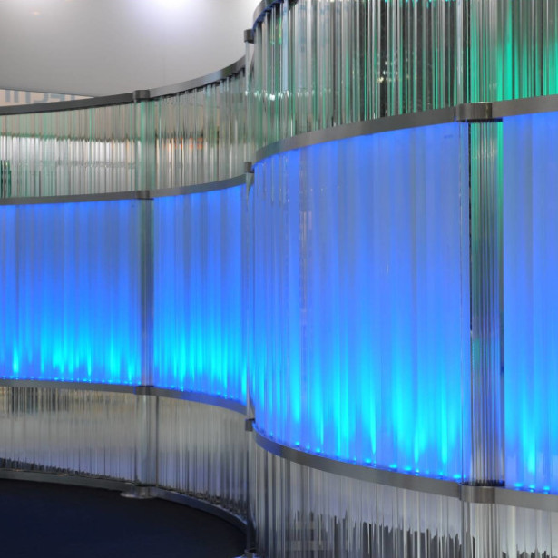 DURAN® borosilicate glass tubing used in exterior and interior architecture design