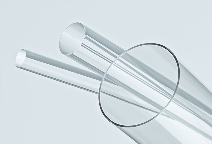 A selection of DURAN® borosilicate glass tubes