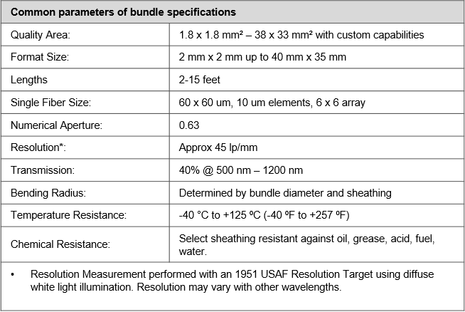 Large Diameter Image Guides