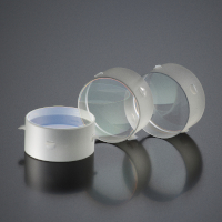 Three clear glass discs for high power lasers