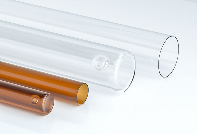 A range of FIOLAX® glass tubing