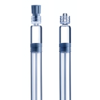 Two syriQ BioPure® silicone-free clear glass syringes