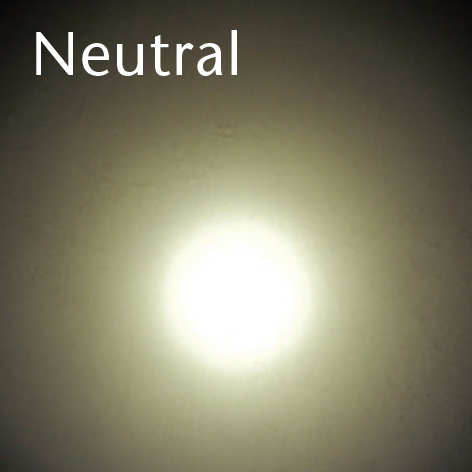 Customized color temperature neutral