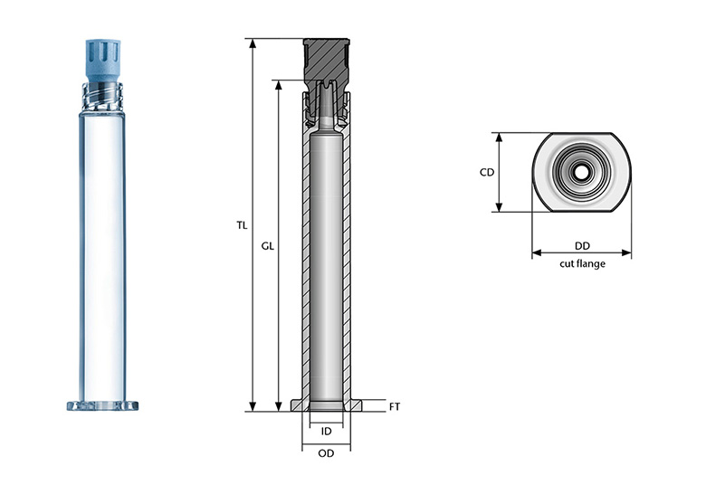 SCHOTT TOPPAC Dimensions