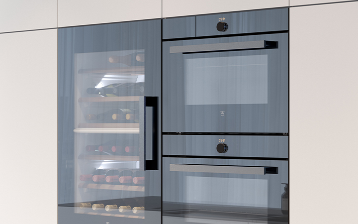 Glass door panels, touch-sensitive displays and electronic packaging for ovens by SCHOTT 