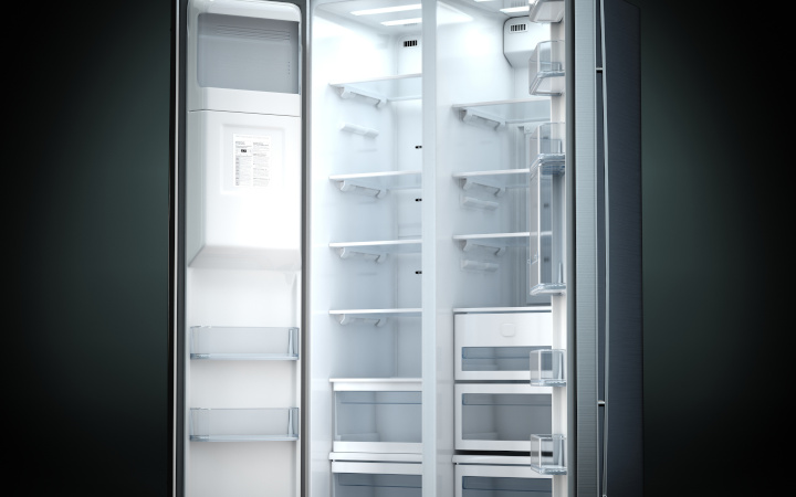 Refrigerators can be transformed with SCHOTT glass shelves and other products