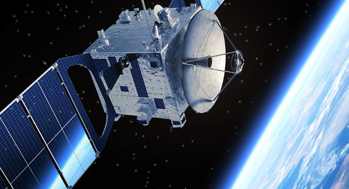 SCHOTT produces a wide range of products for the satellite industry Satellite in orbit around the Earth