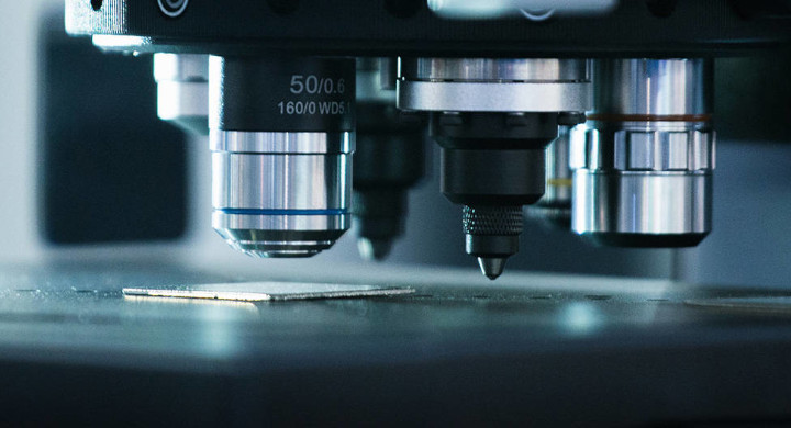 SCHOTT have a vast range of experience in the metrology industry Close up of industrial inspection equipment