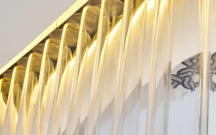 Series of SCHOTT glass tubes used as an artistic installation