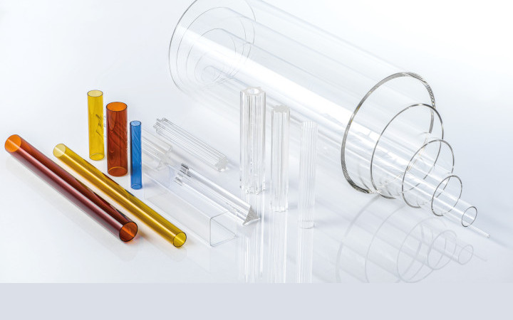 Range of clear and colored SCHOTT glass tubing