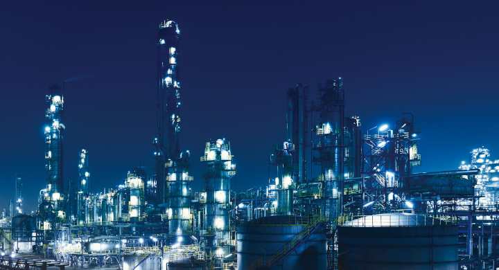 SCHOTT produce reliable, safe and long-lasting products for the industrial and energy markets Line of city buildings at night