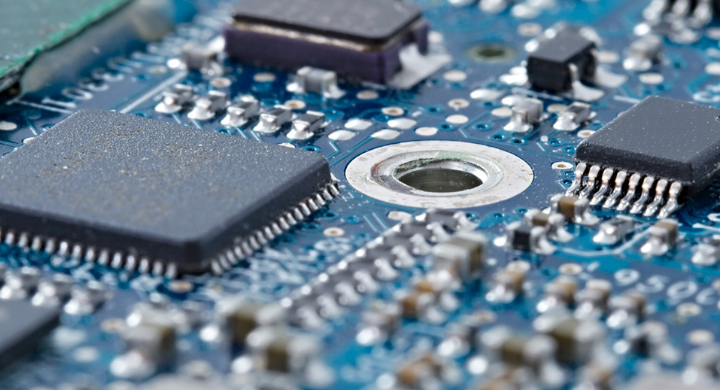 SCHOTT have a wide range of experience in glass products for electronic integration Circuit board with a range of microchips